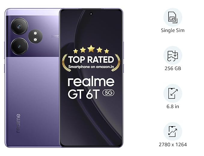 Realme GT 6T 5G:Realme GT 6T 5G: The Next Powerhouse in Mid-Range Smartphones